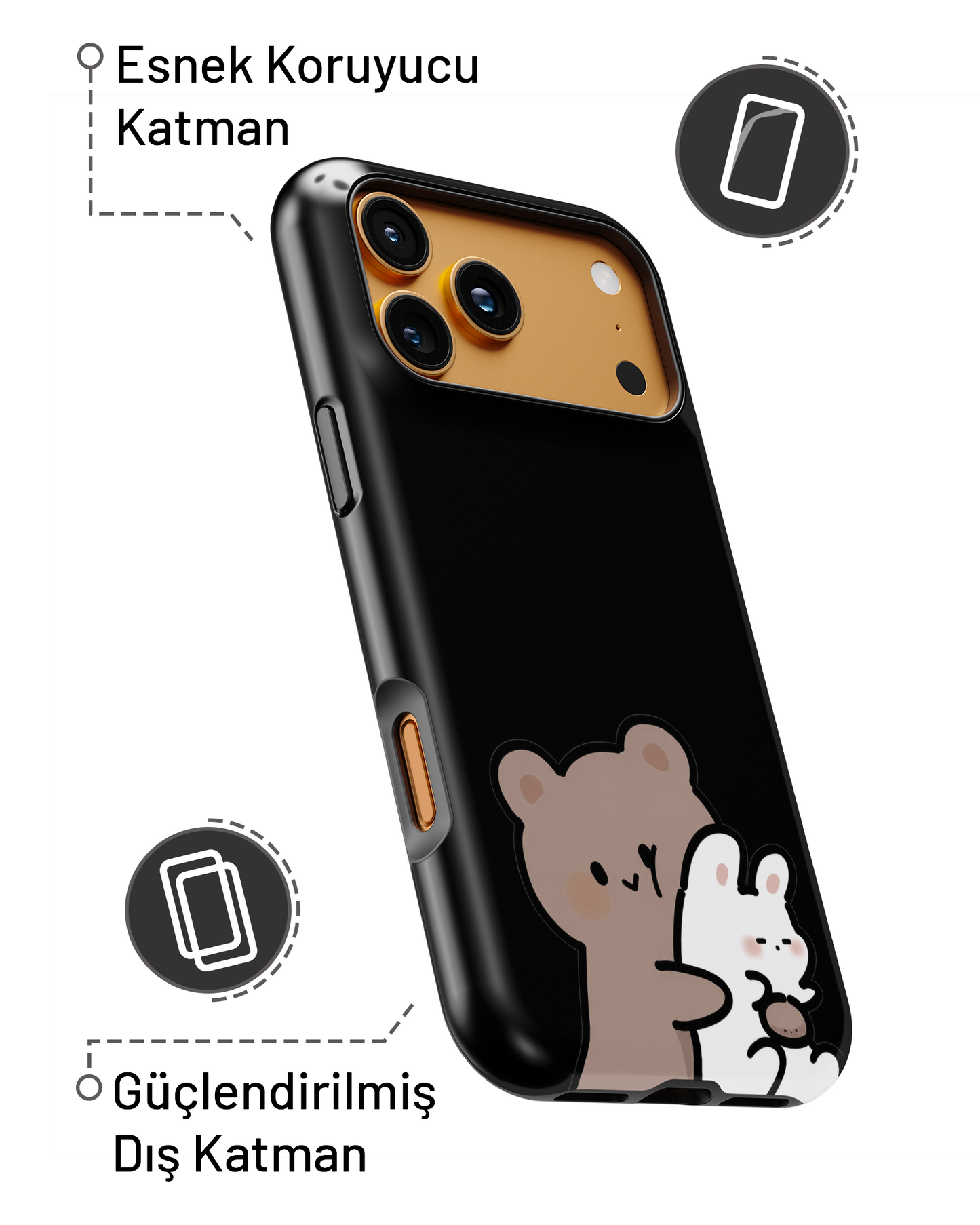 "Ayıcık" PROTECT Telefon Kılıfı