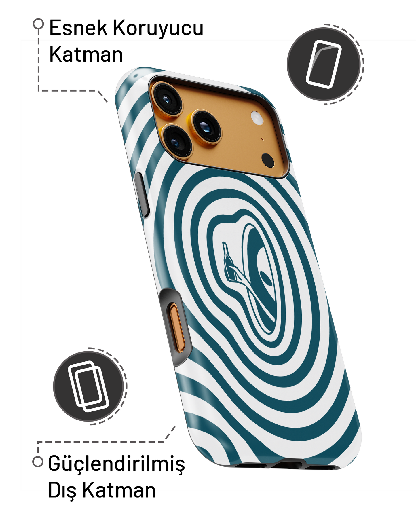 "Alien's cheers blue" PROTECT Telefon Kılıfı