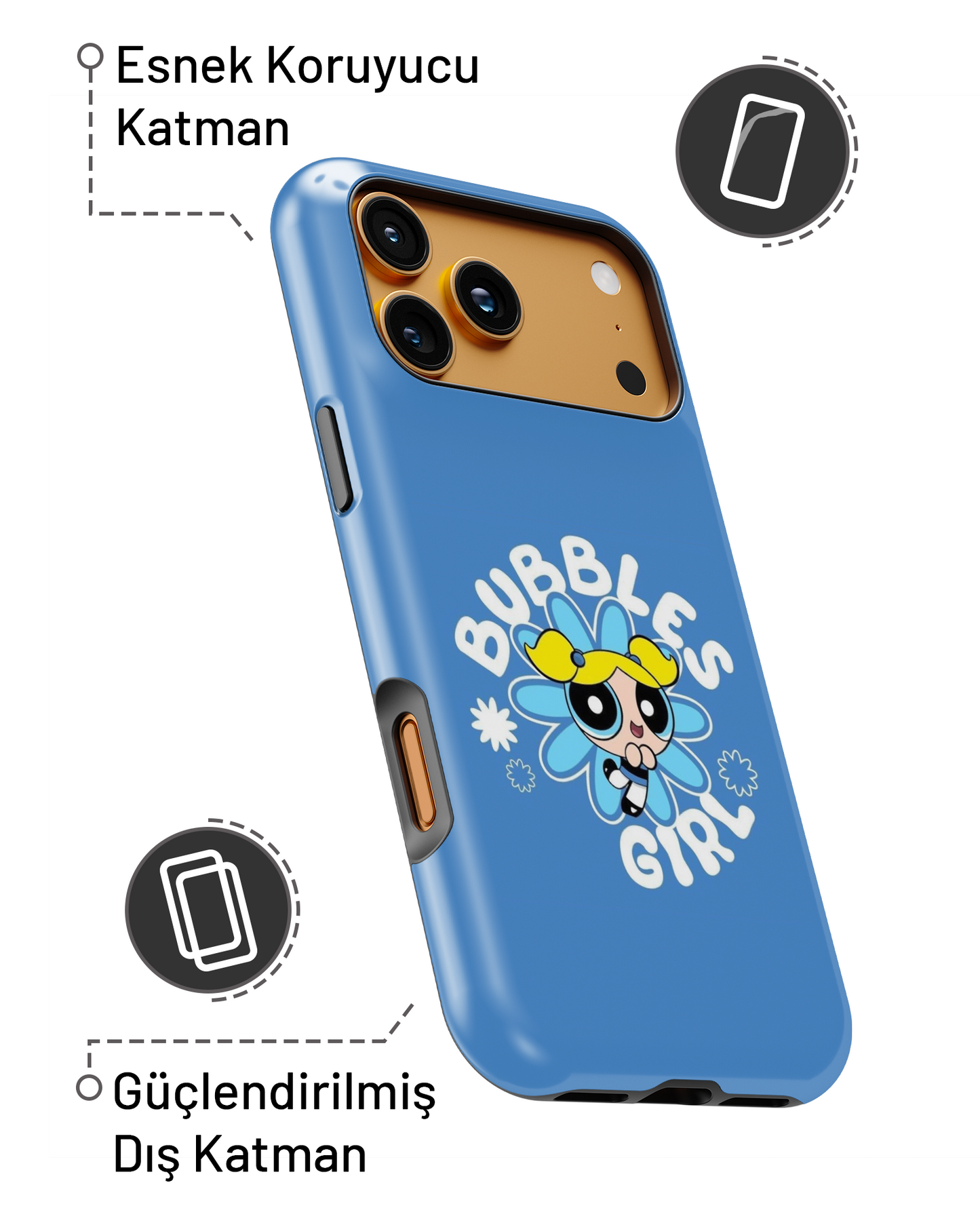 "Bubbles Girl" PROTECT Telefon Kılıfı