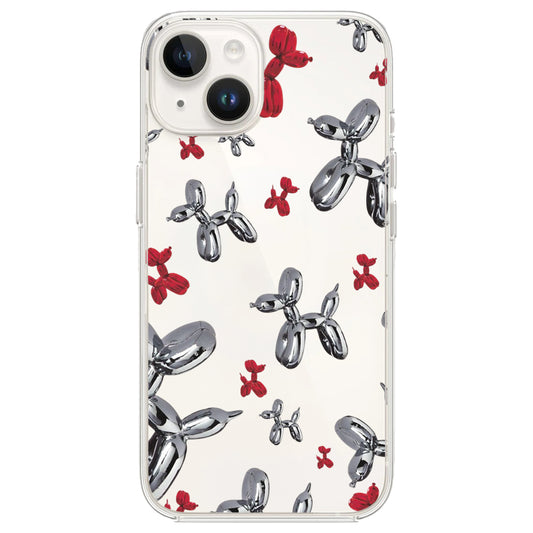 "Balloon Dog" Şeffaf Telefon Kılıfı