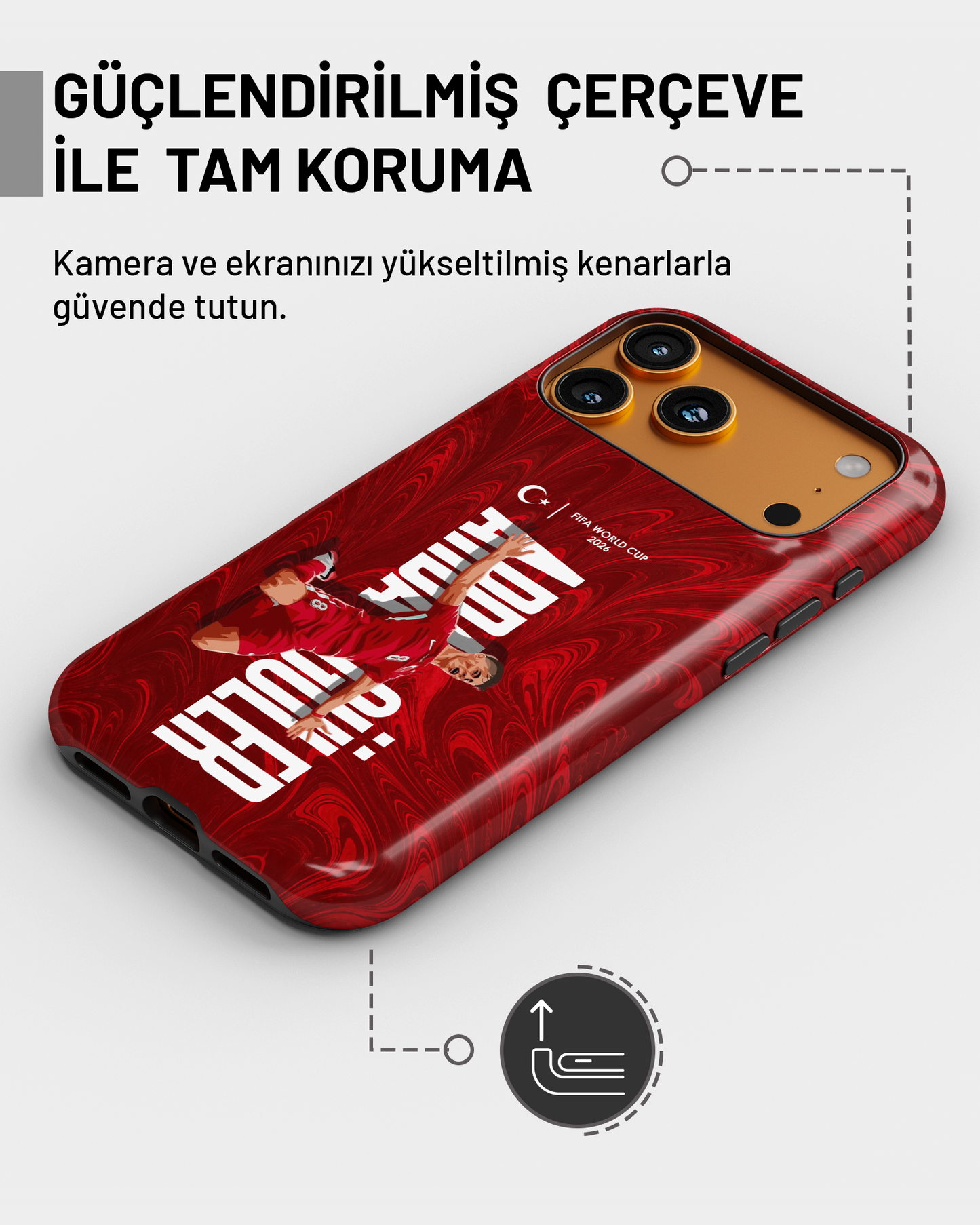 Türkiye WC 2026 Arda Güler PROTECT Telefon Kılıfı
