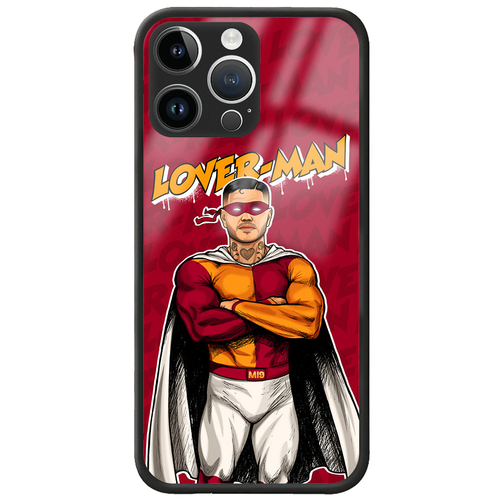 "Lover Man" Cam Telefon Kılıfı