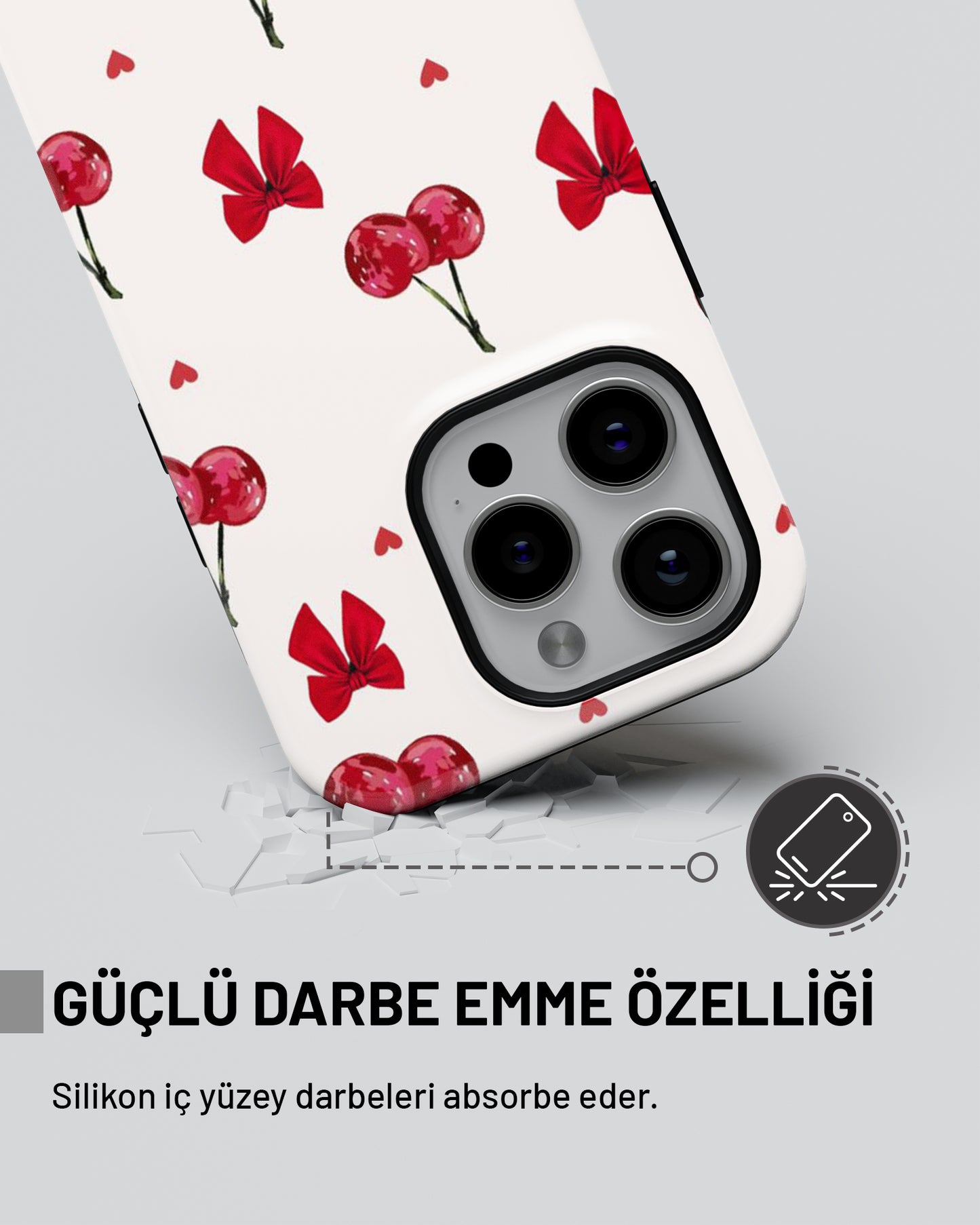 "Fiyonk Kiraz" PROTECT Telefon Kılıfı