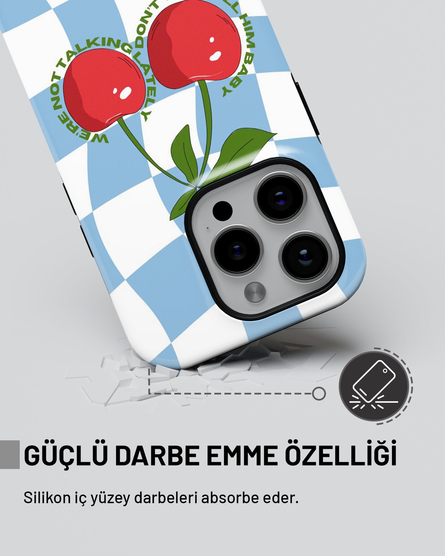 "Blue Cherry" PROTECT Telefon Kılıfı