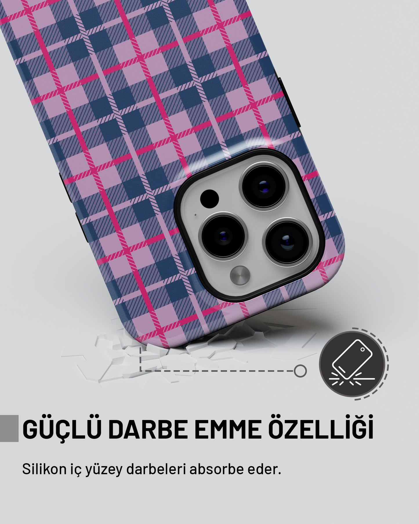 "Mor Ekose" PROTECT Telefon Kılıfı