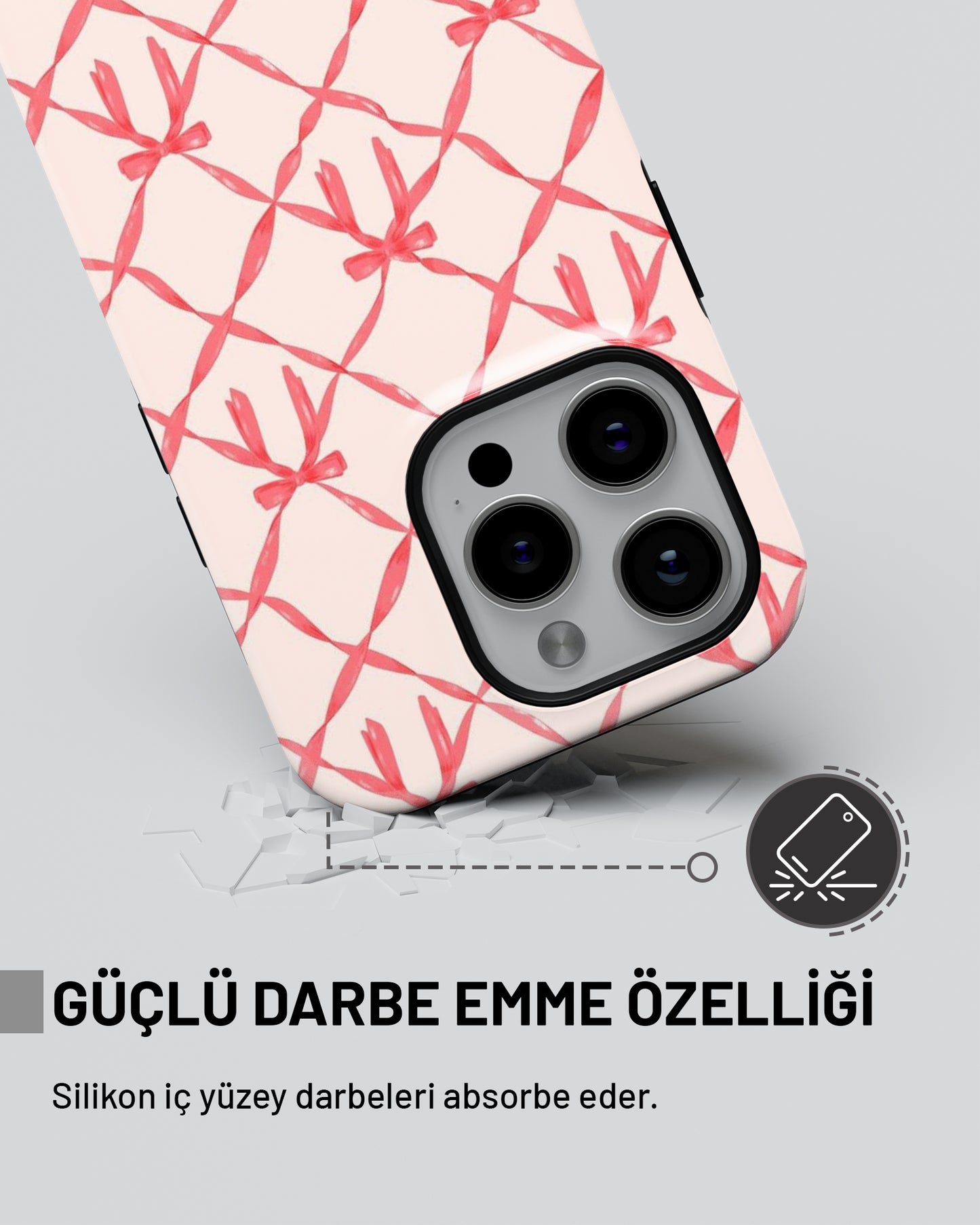 "Pembe Fiyonk" PROTECT Telefon Kılıfı