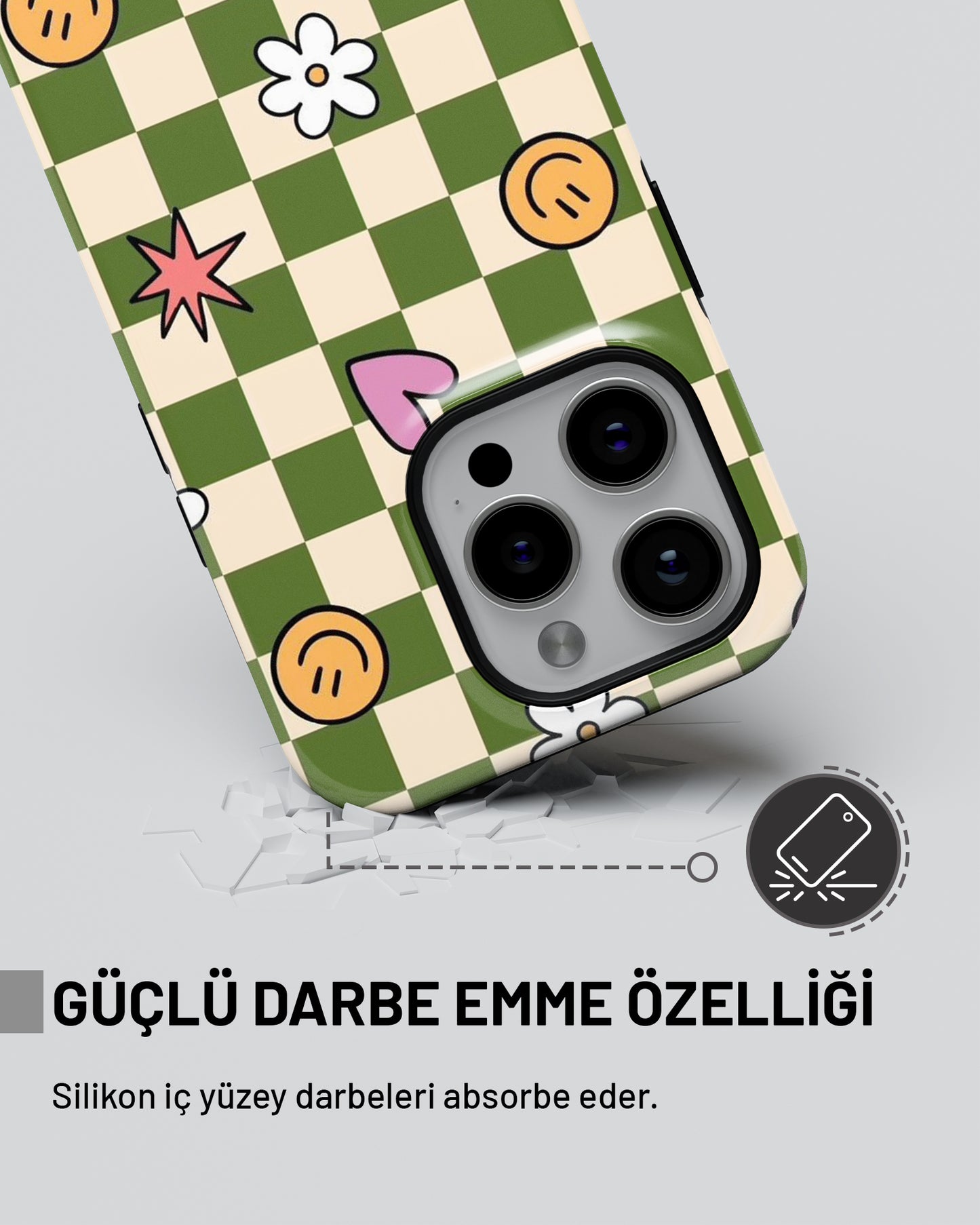 "Smile Kalp" PROTECT Telefon Kılıfı