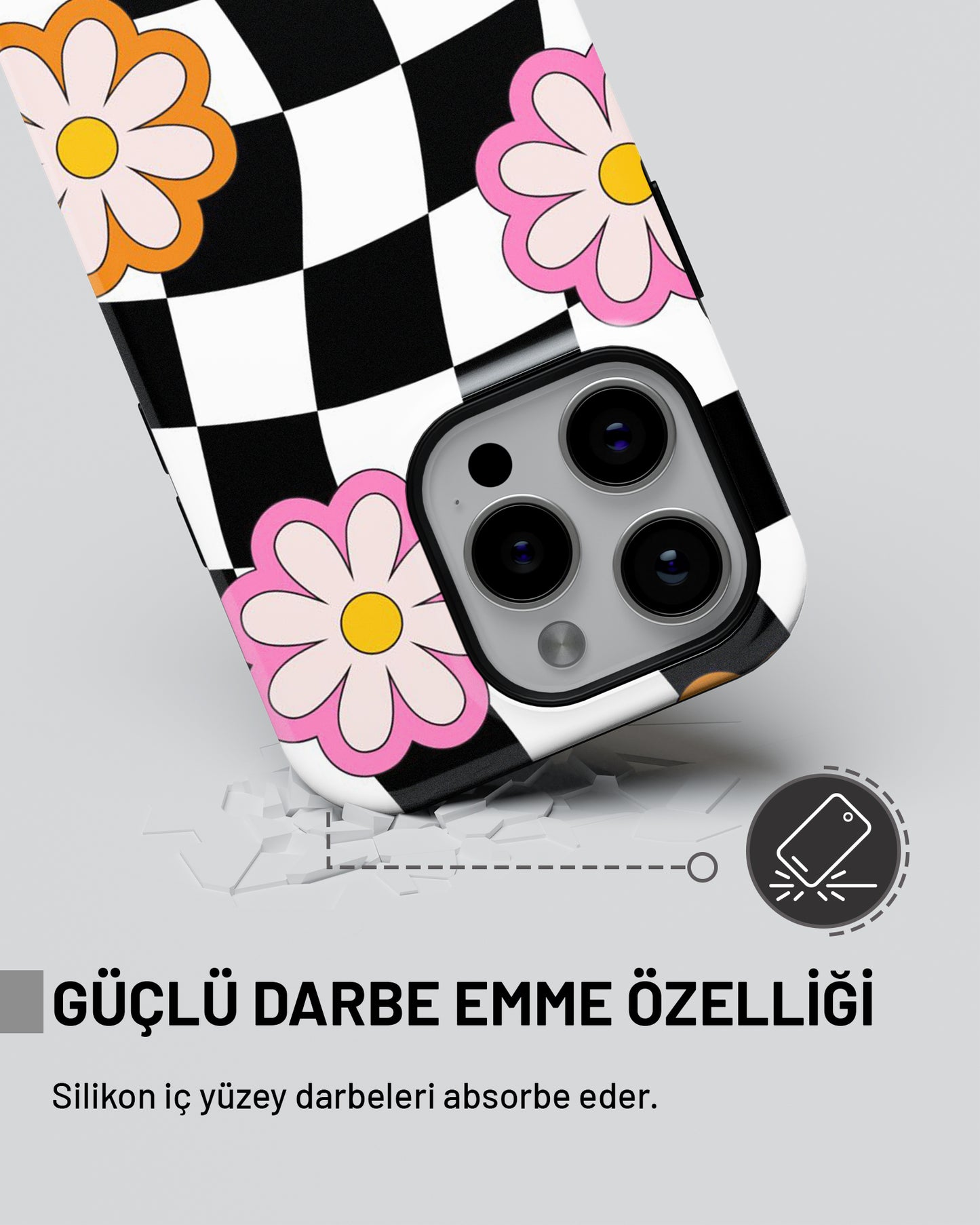 "Dama Çiçek" PROTECT Telefon Kılıfı