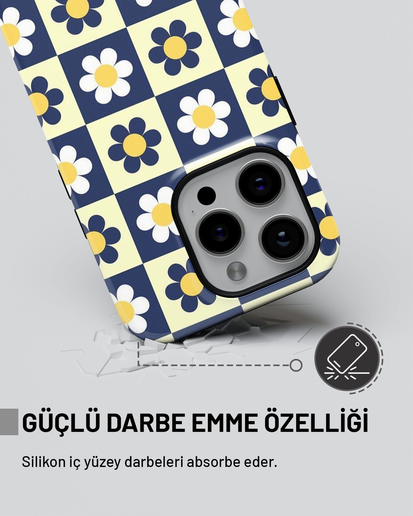 "Dama Papatya" PROTECT Telefon Kılıfı