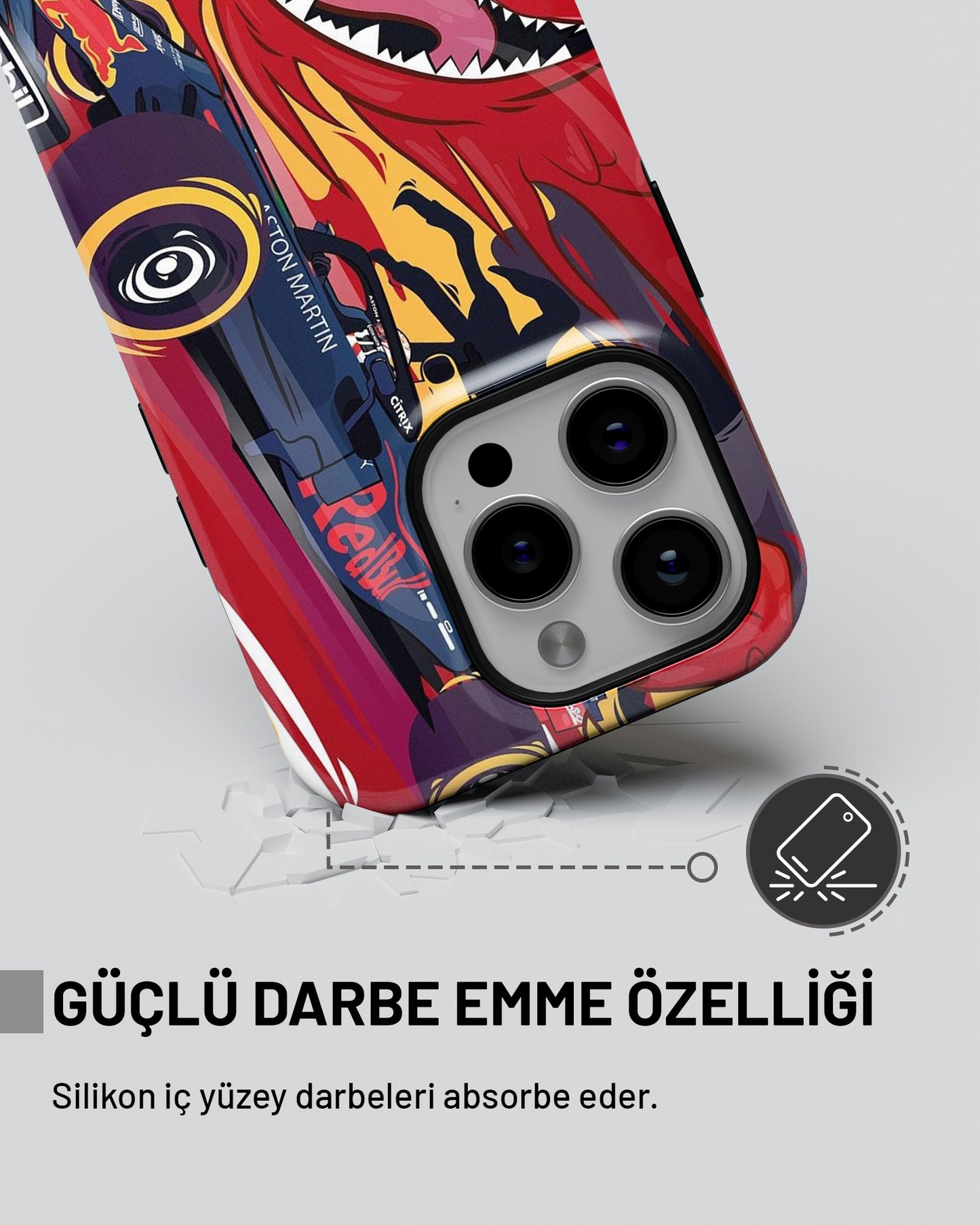 "Red blue" PROTECT Telefon Kılıfı