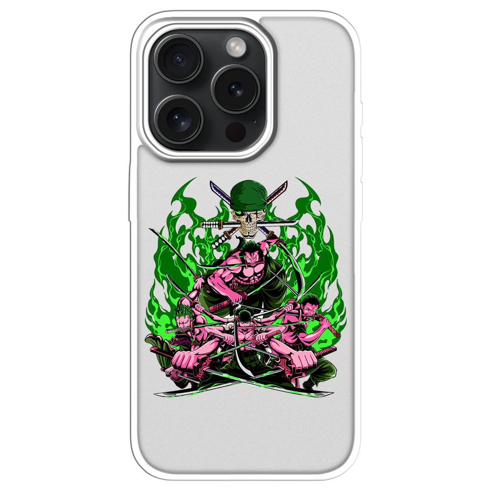 "Zoro Ashura" Beyaz İmpact Telefon Kılıfı