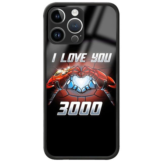"İronman I Love You 3000" Cam Kılıf