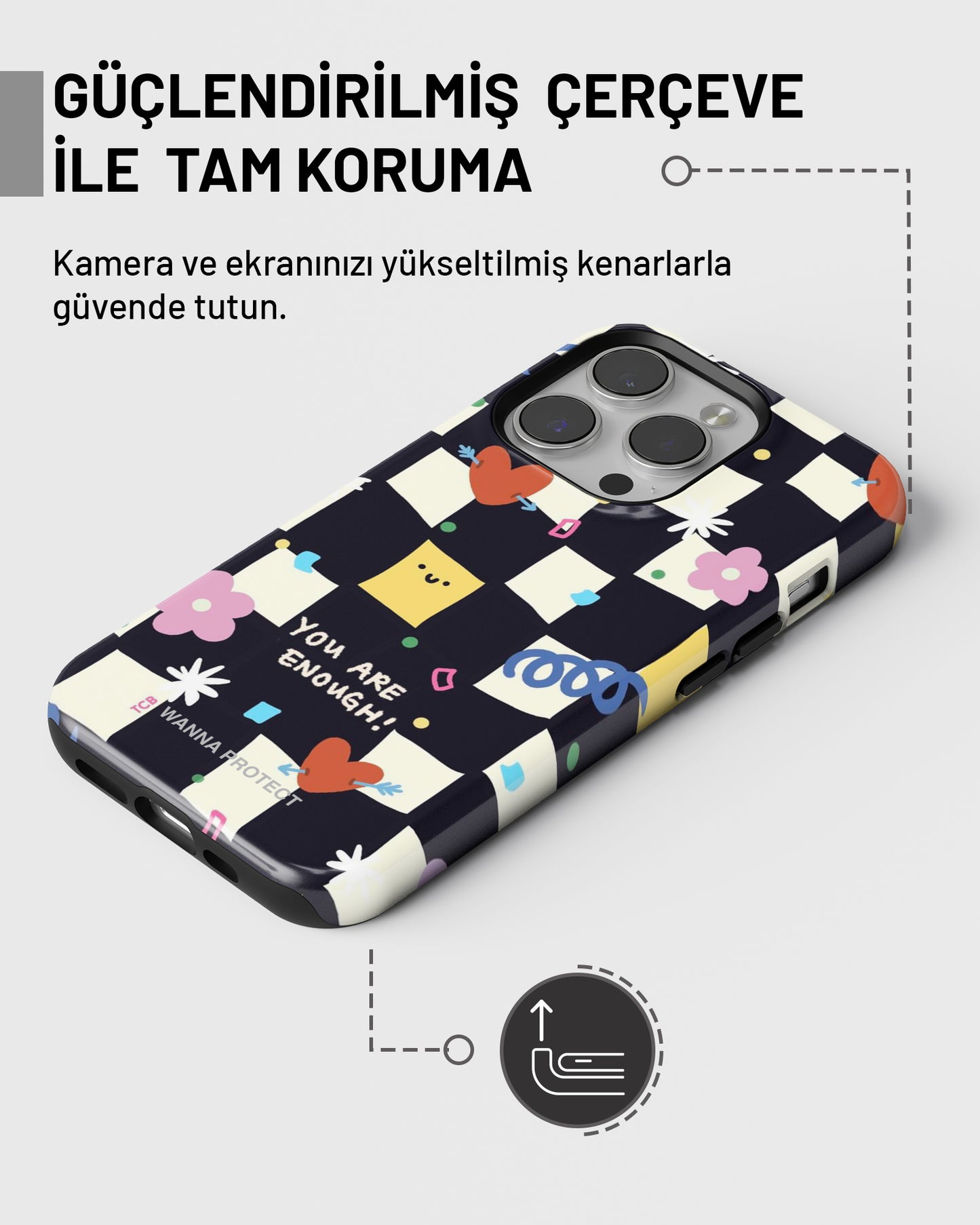 "Enough" PROTECT Telefon Kılıfı