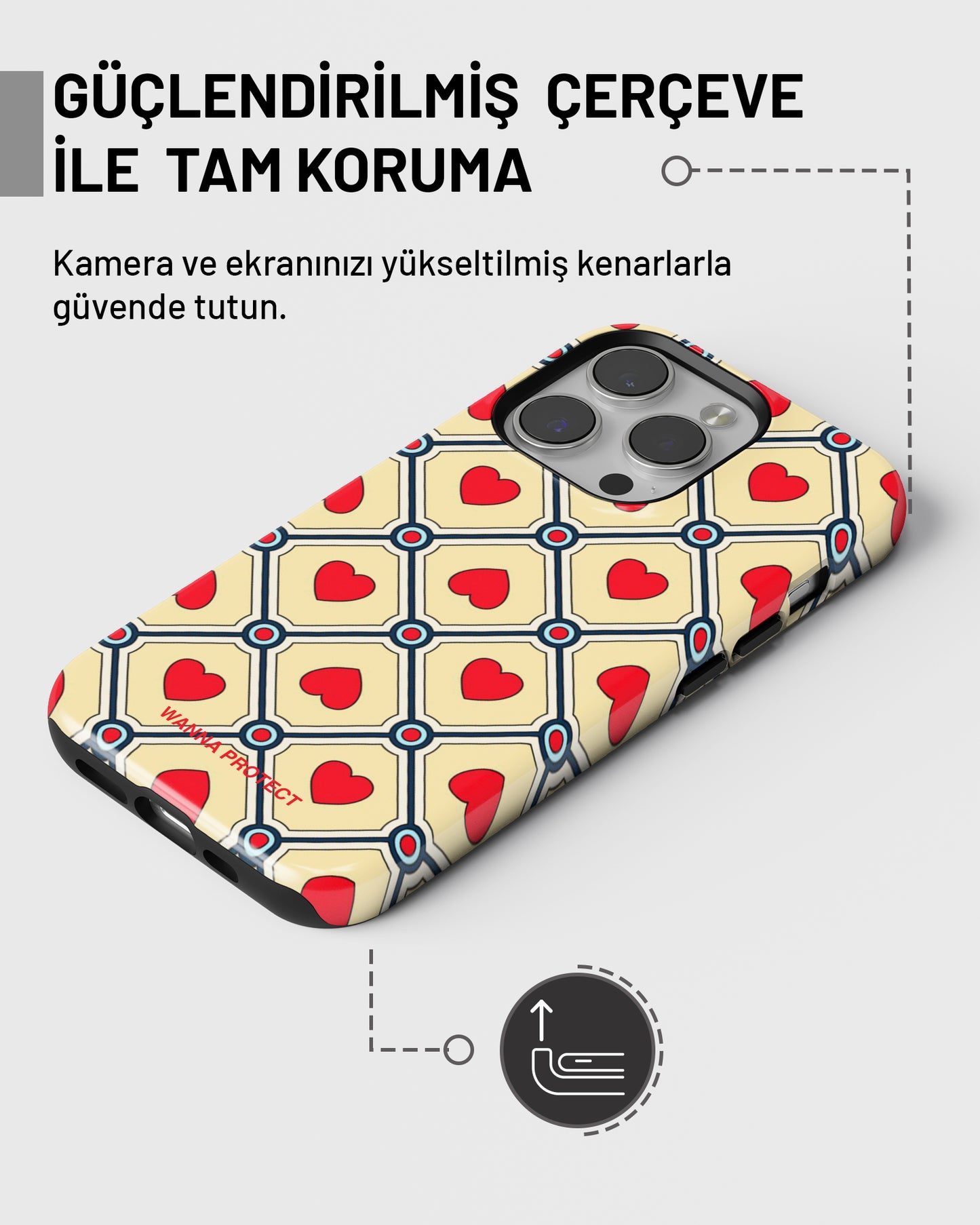 "Kalpler" PROTECT Telefon Kılıfı