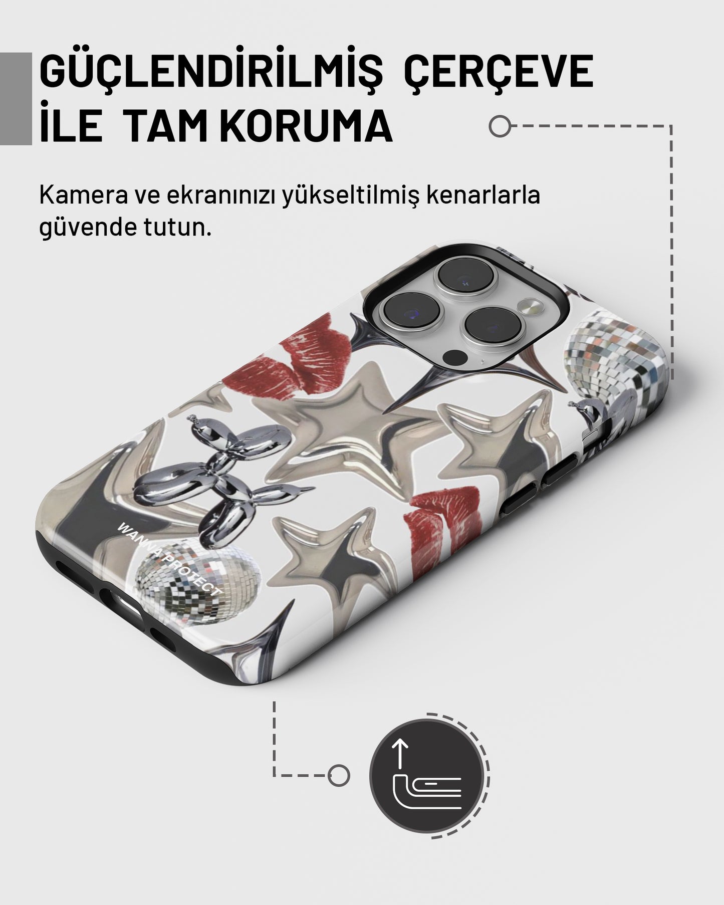 "Kalp Yıldız" PROTECT Telefon Kılıfı