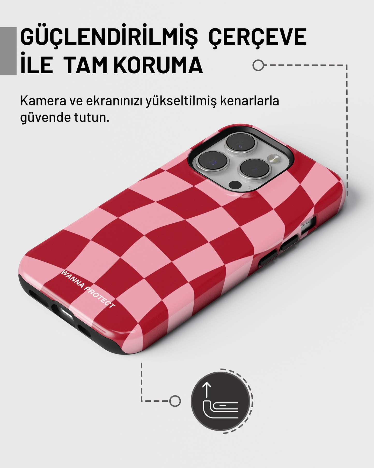 "Red Dama" PROTECT Telefon Kılıfı