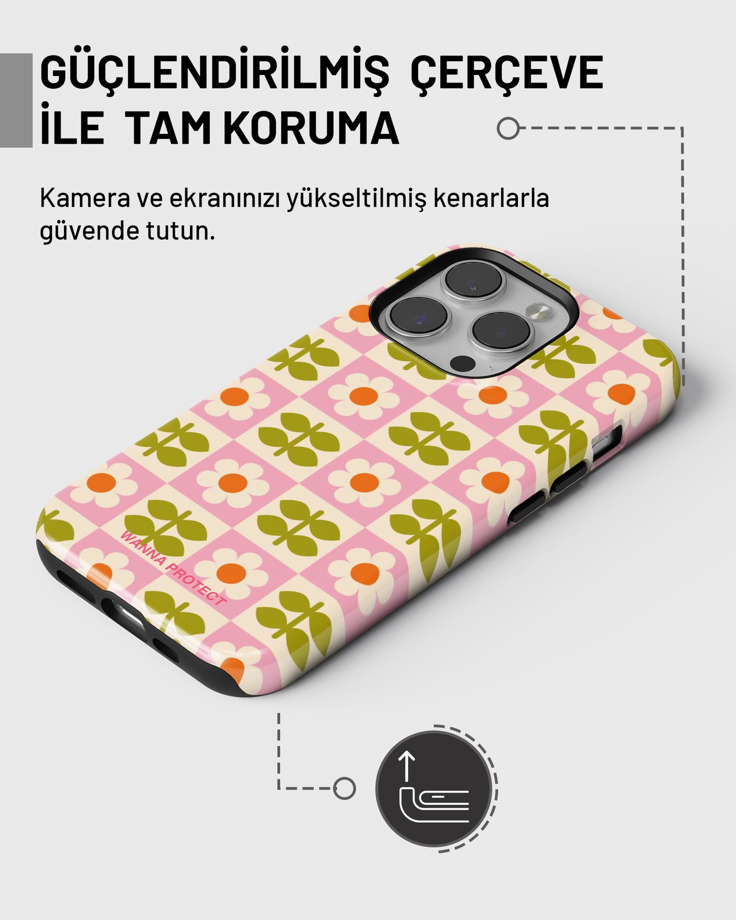 "Papatyalar" PROTECT Telefon Kılıfı