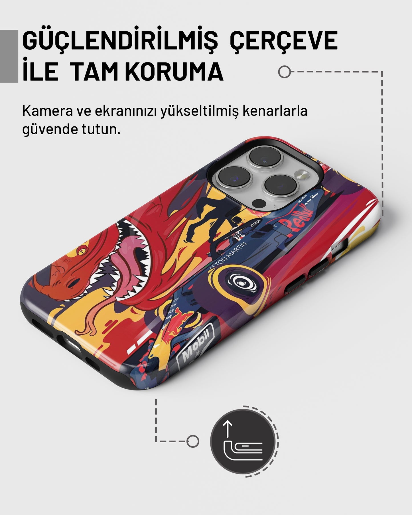 "Red blue" PROTECT Telefon Kılıfı