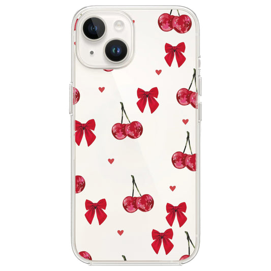 "Kiraz Fiyonk" Şeffaf Telefon Kılıfı