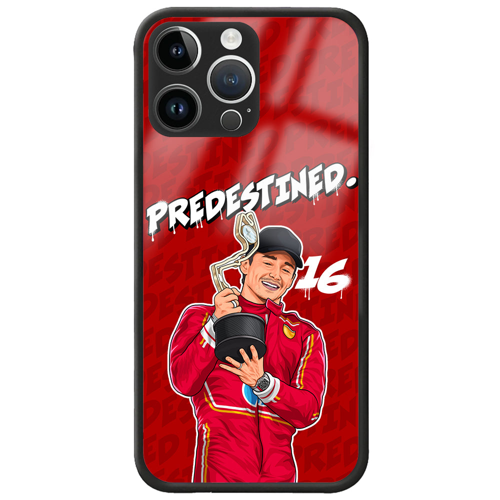 "PREDESTİNED." Cam Telefon Kılıfı