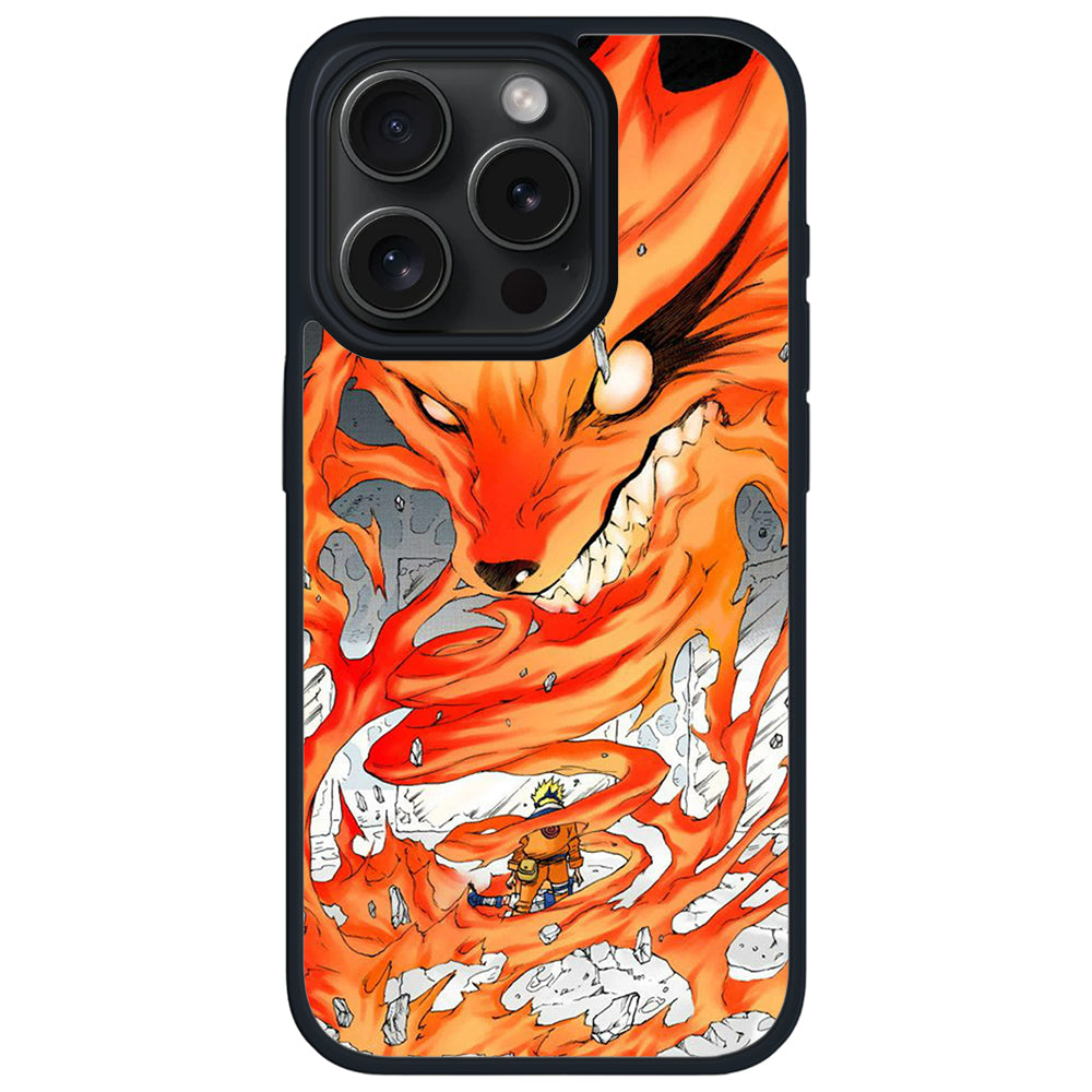 "Naruto x Kurama 2" Siyah İmpact Telefon Kılıfı