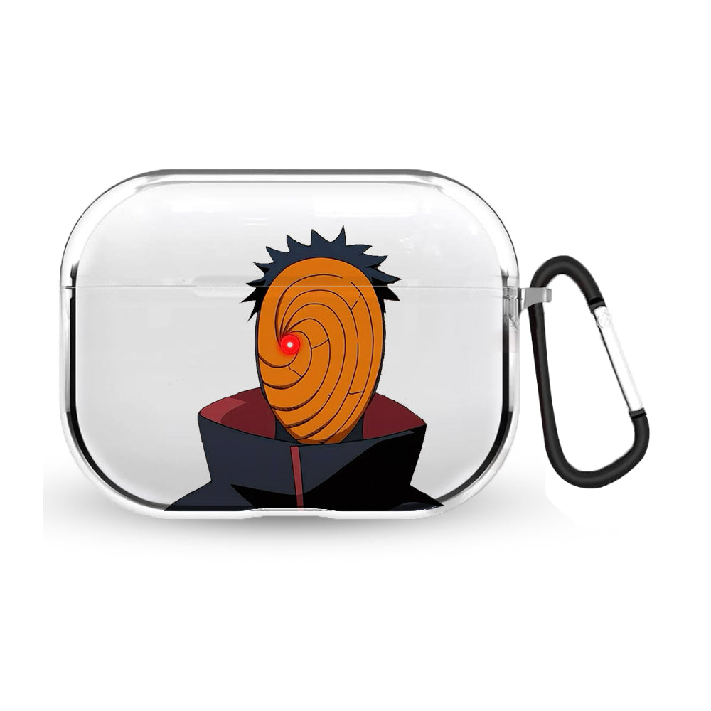 "Obito Sharingan" Airpods Şeffaf Koruyucu Kılıf