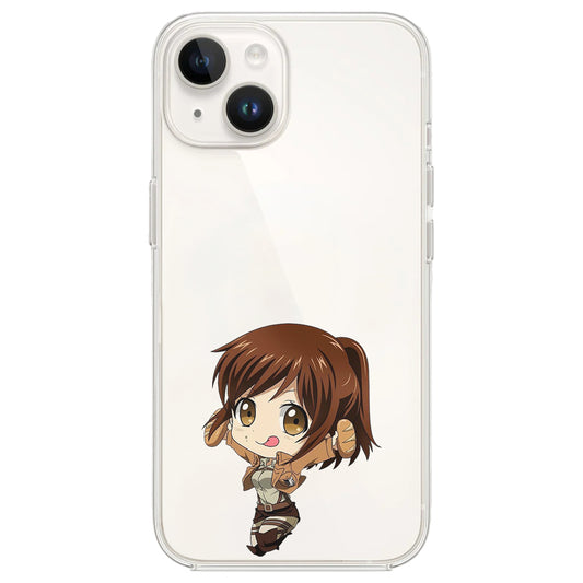 "Sasha Chibi" Şeffaf Telefon Kılıfı