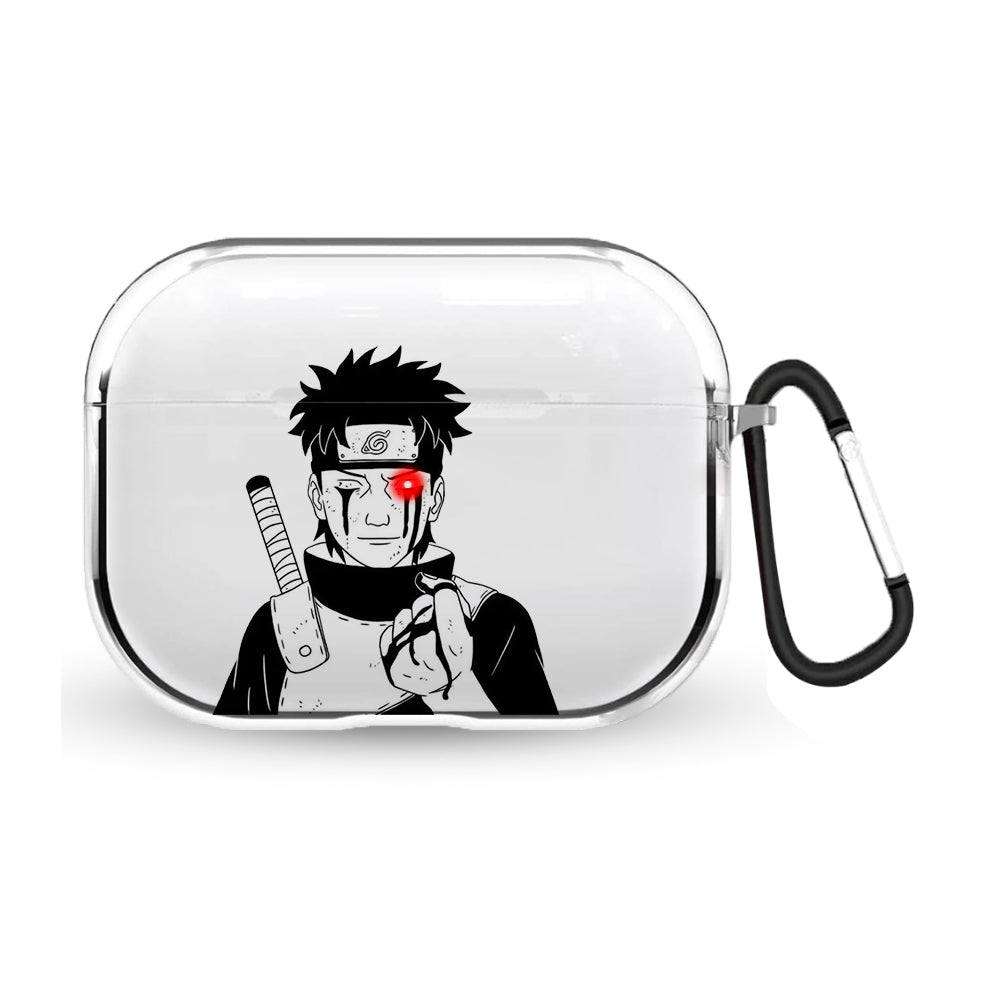 "Shisui Sharingan" Airpods Şeffaf Koruyucu Kılıf