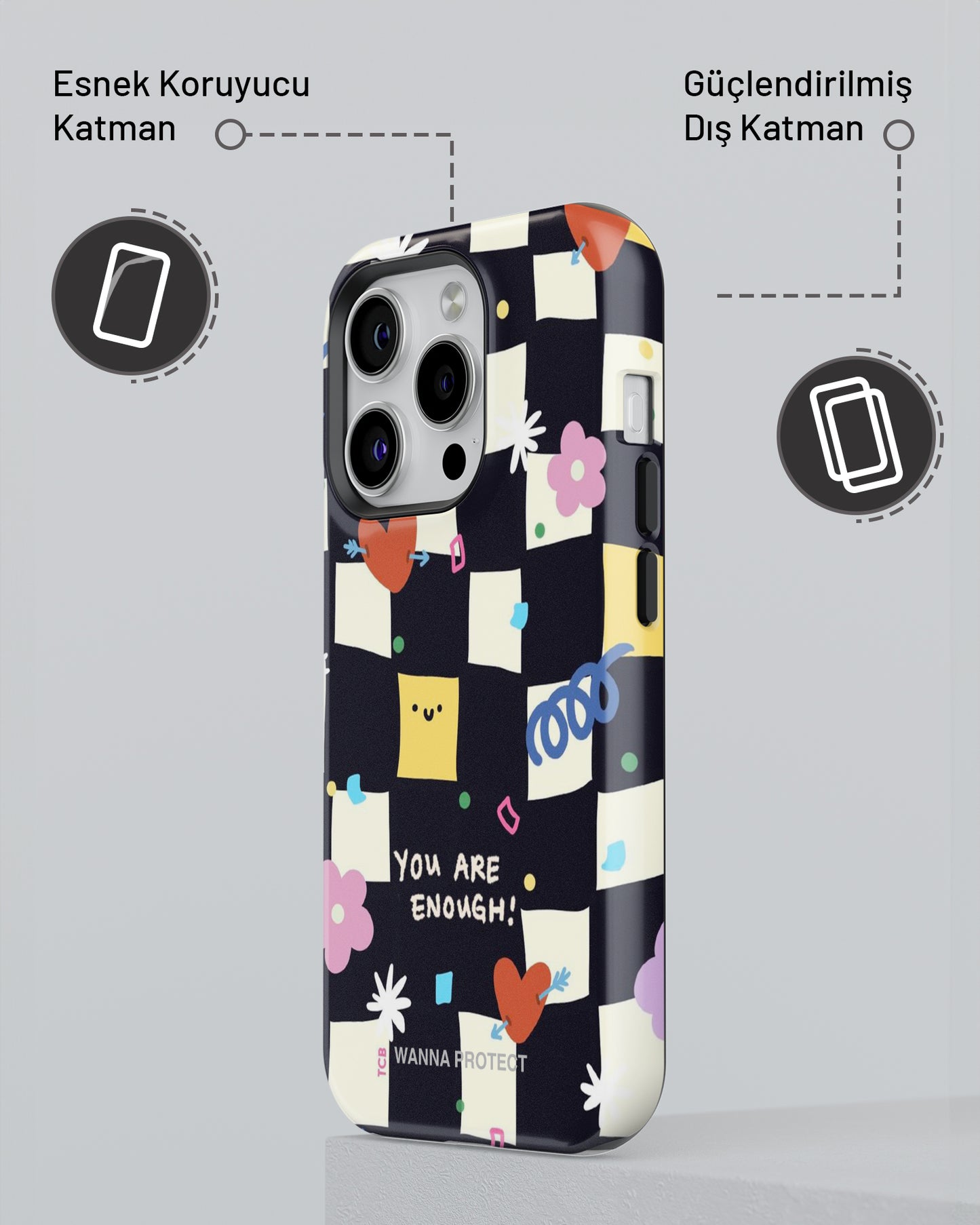 "Enough" PROTECT Telefon Kılıfı