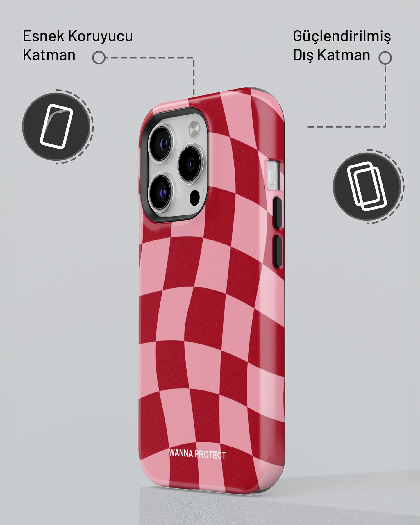"Red Dama" PROTECT Telefon Kılıfı