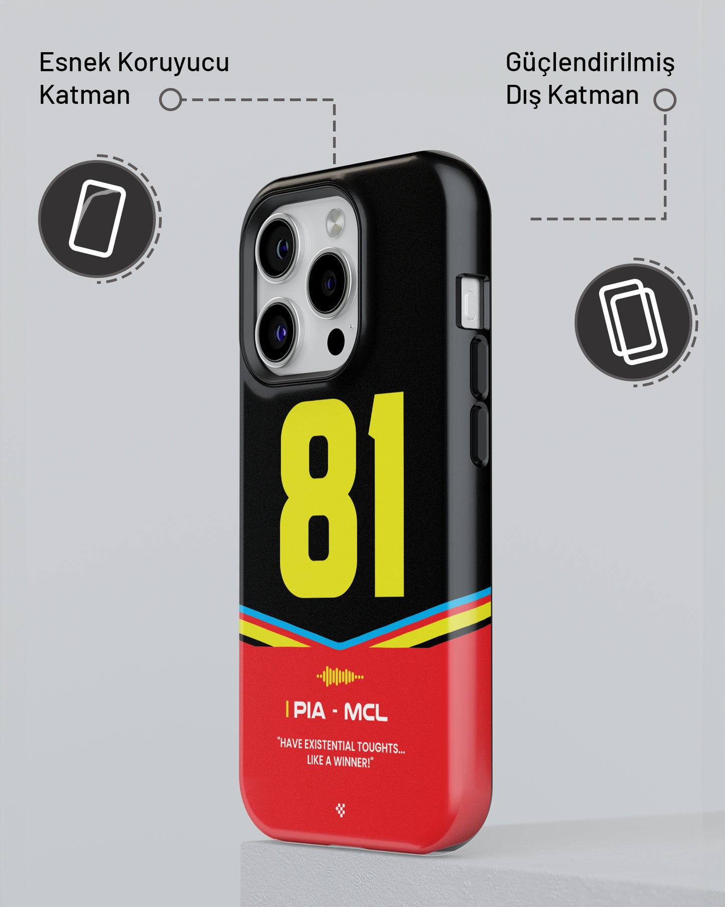 "Oscar Piastri Helmet F1 2025" PROTECT Telefon Kılıfı