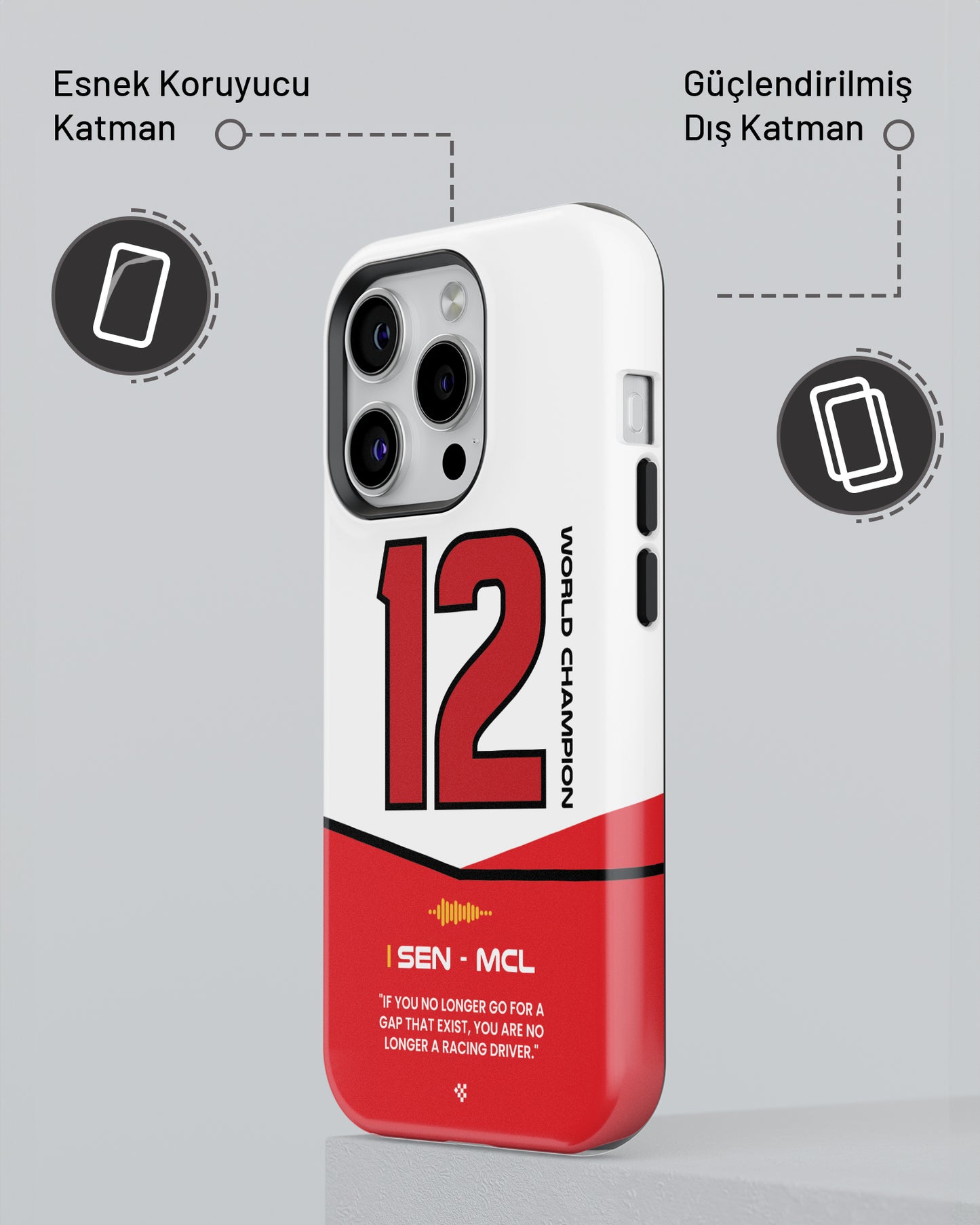 "Ayrton Senna Legend F1 2025" PROTECT Telefon Kılıfı