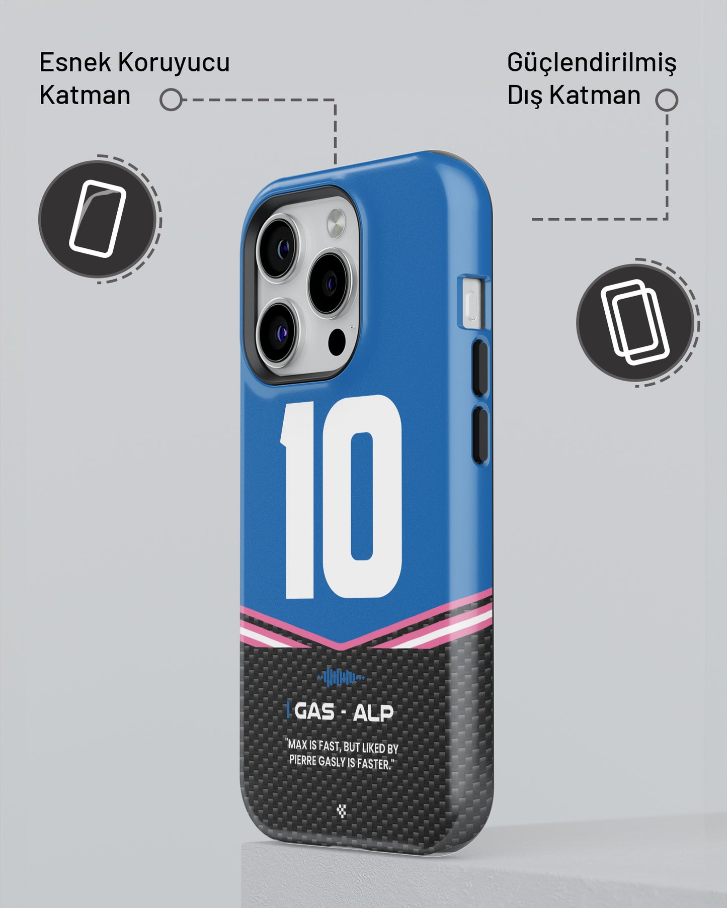 "Pierre Gasly F1 2025" PROTECT Telefon Kılıfı