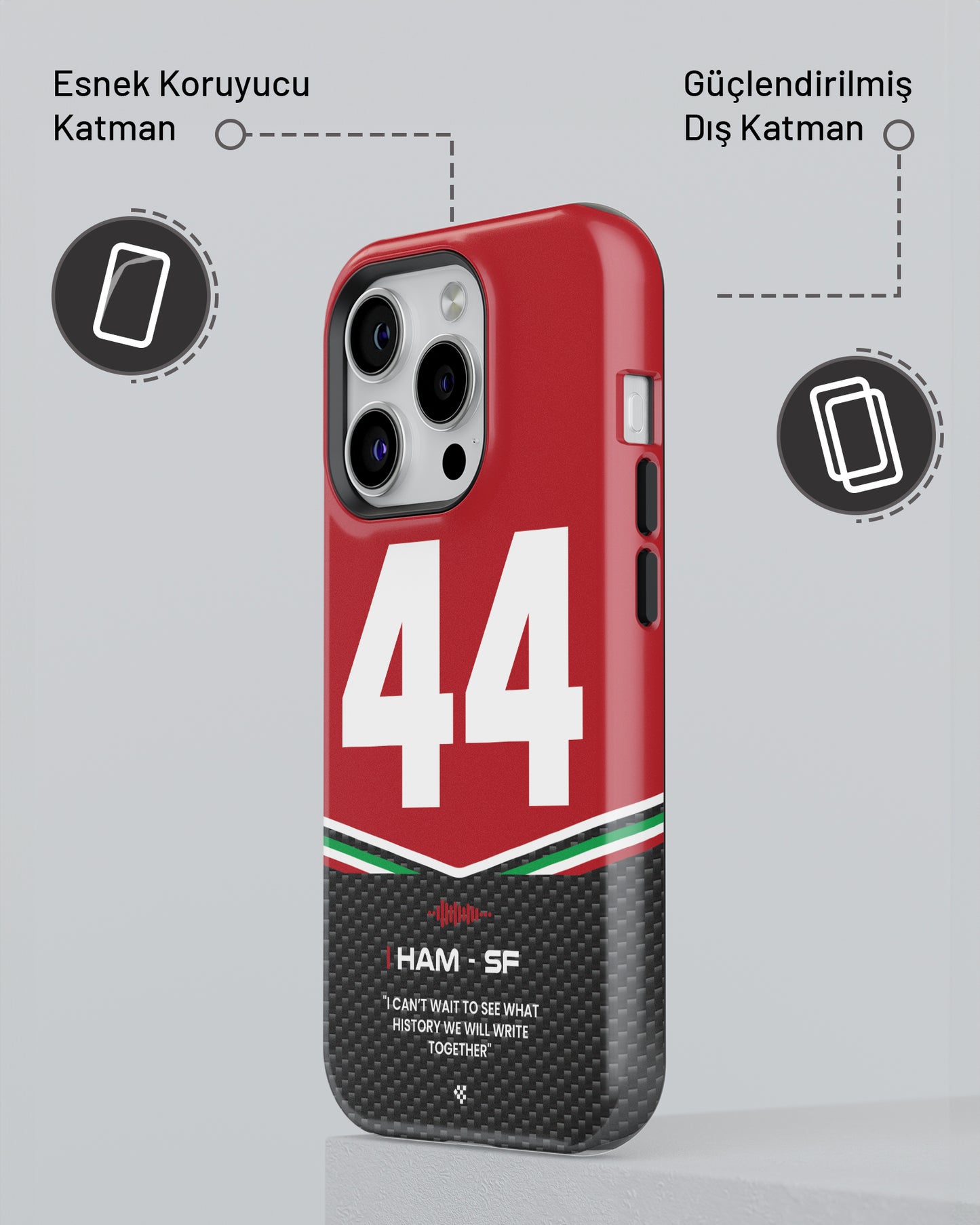 "Lewis Hamilton F1 2025" PROTECT Telefon Kılıfı