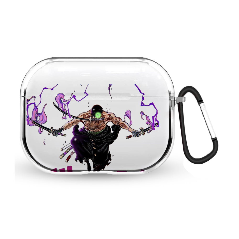 "Zoro" Airpods Şeffaf Koruyucu Kılıf