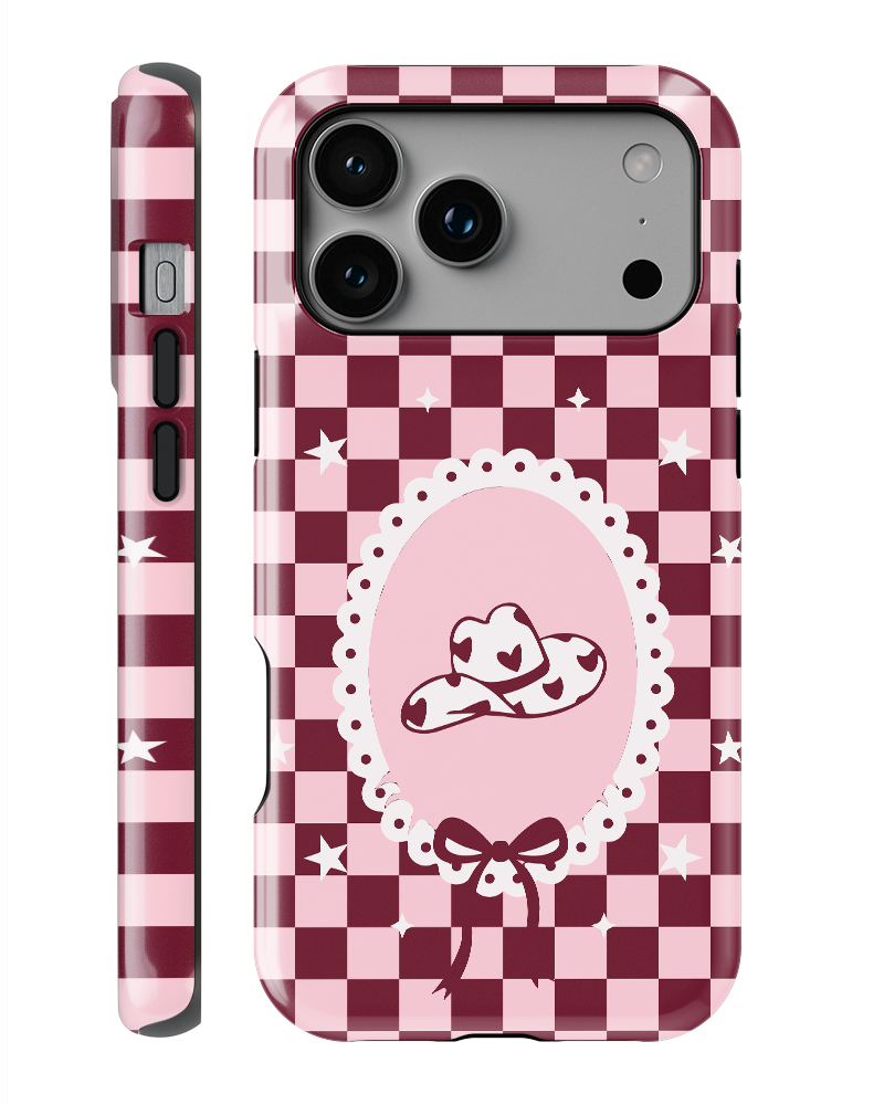 "Pembe ekose cowboy" PROTECT Telefon Kılıfı