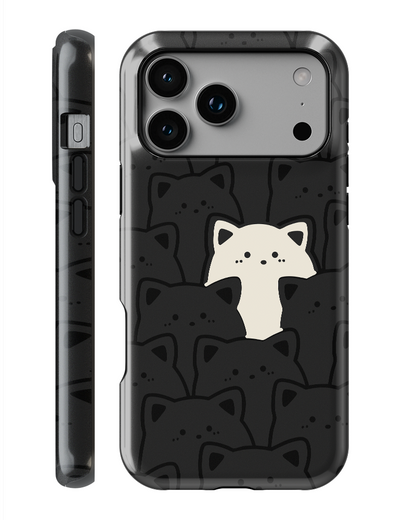 "Beyaz Kedi" PROTECT Telefon Kılıfı