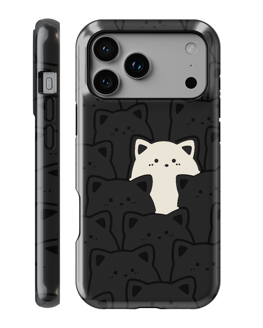 "Beyaz Kedi" PROTECT Telefon Kılıfı