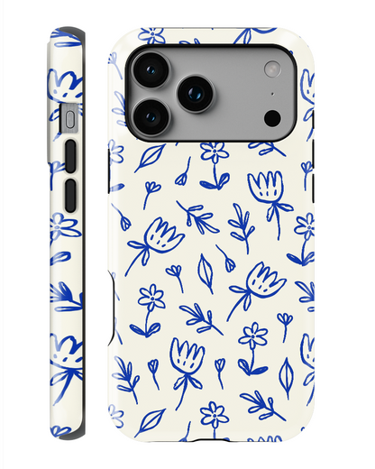 Summer Collection Blue Doodle PROTECT Telefon Kılıfı