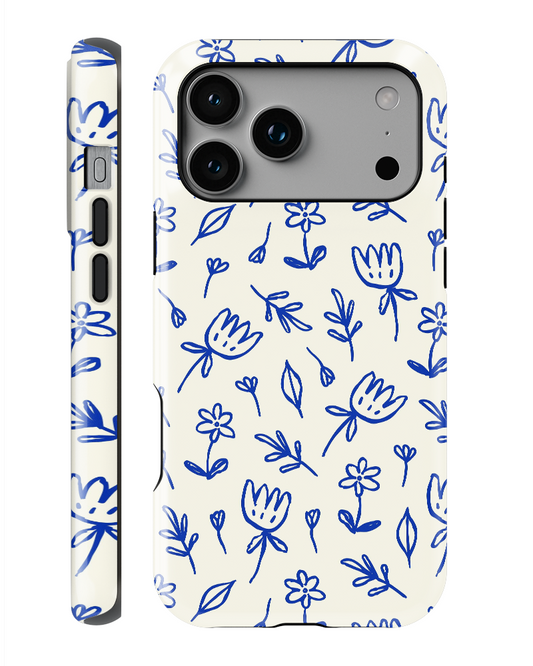 Summer Collection Blue Doodle PROTECT Telefon Kılıfı