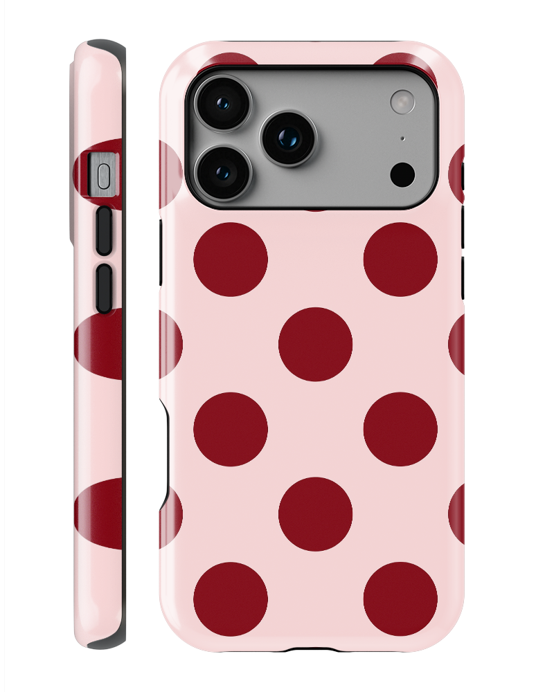 Summer Collection Kırmızı Puantiye PROTECT Telefon Kılıfı