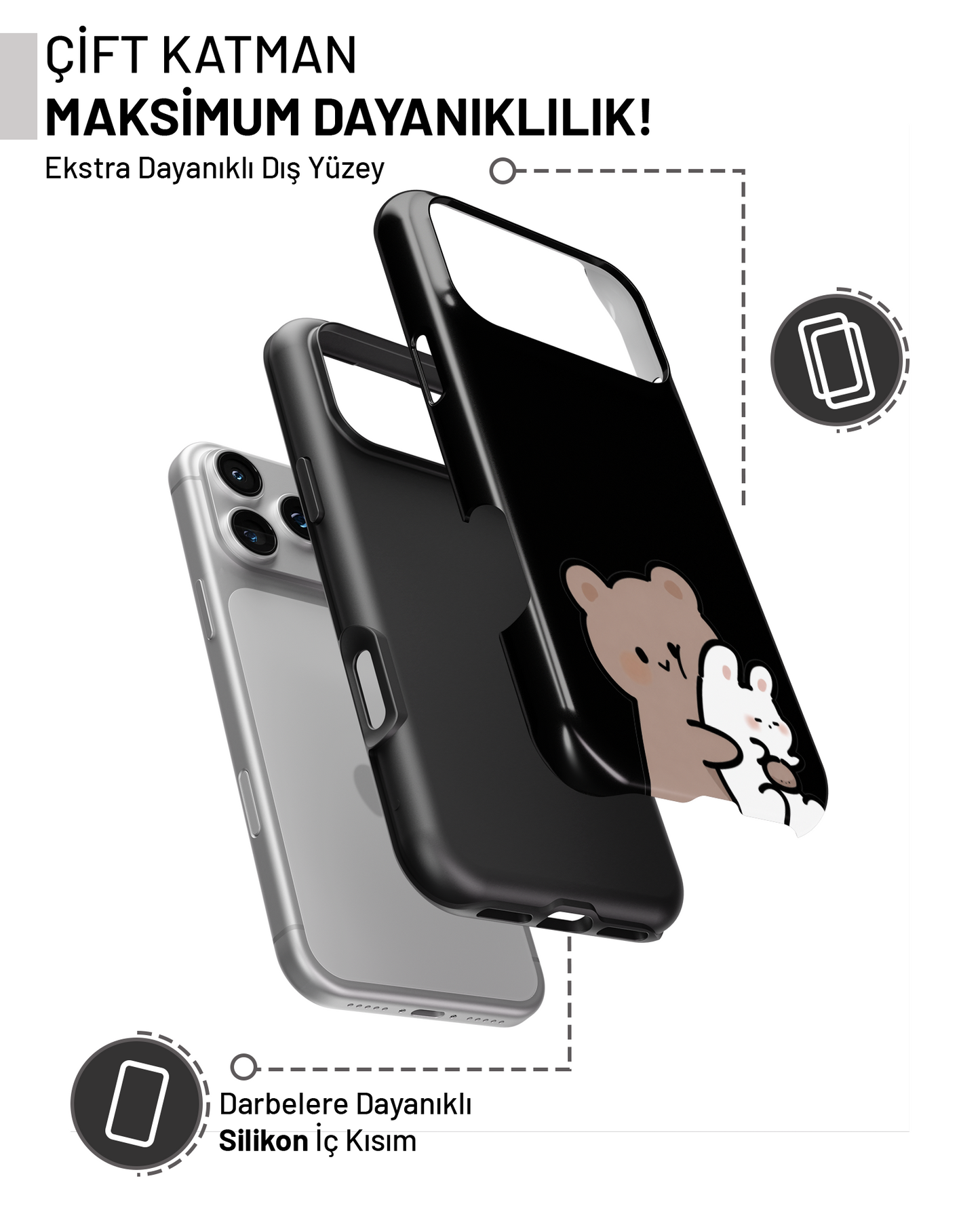"Ayıcık" PROTECT Telefon Kılıfı