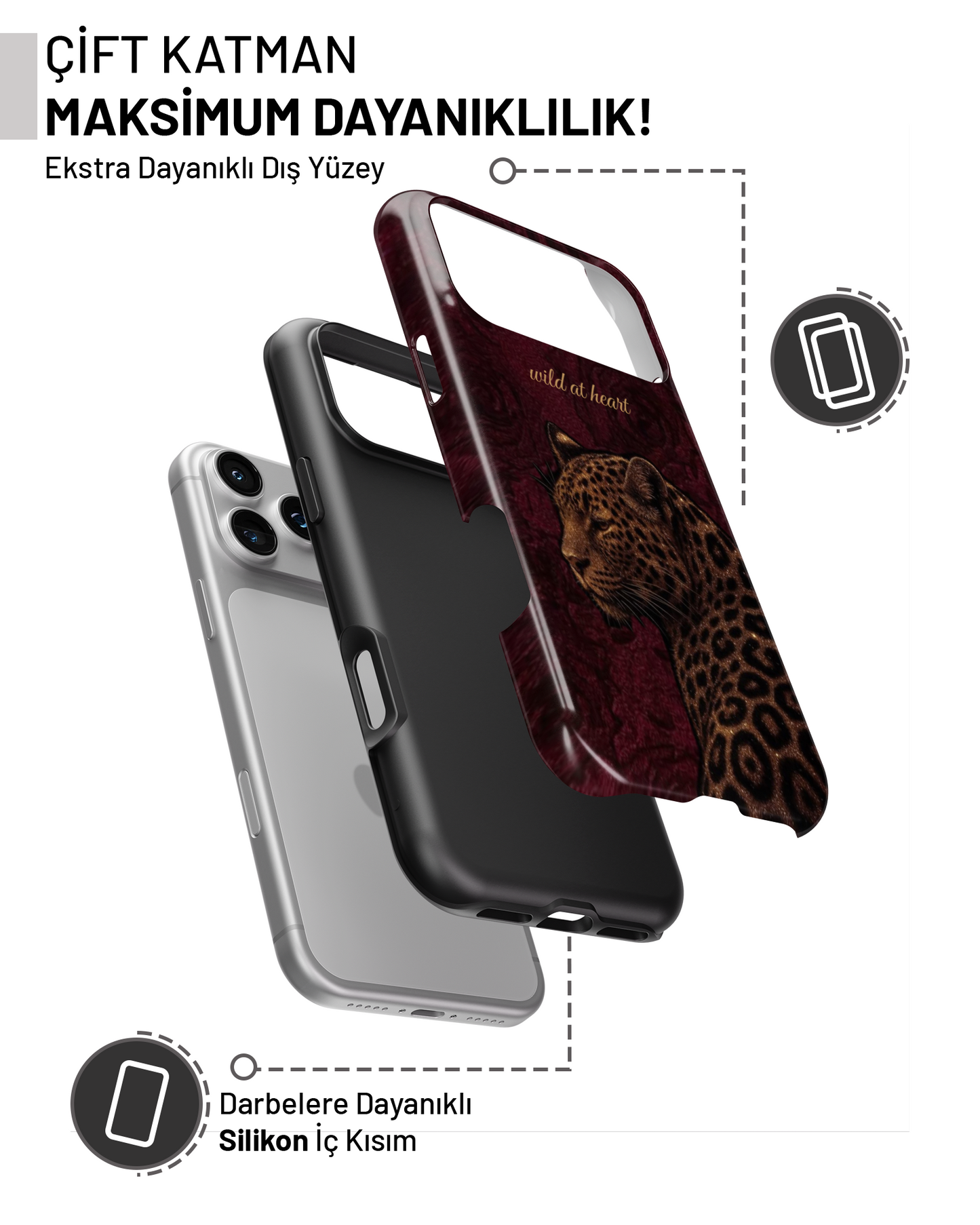 "Wild at heart" PROTECT Telefon Kılıfı