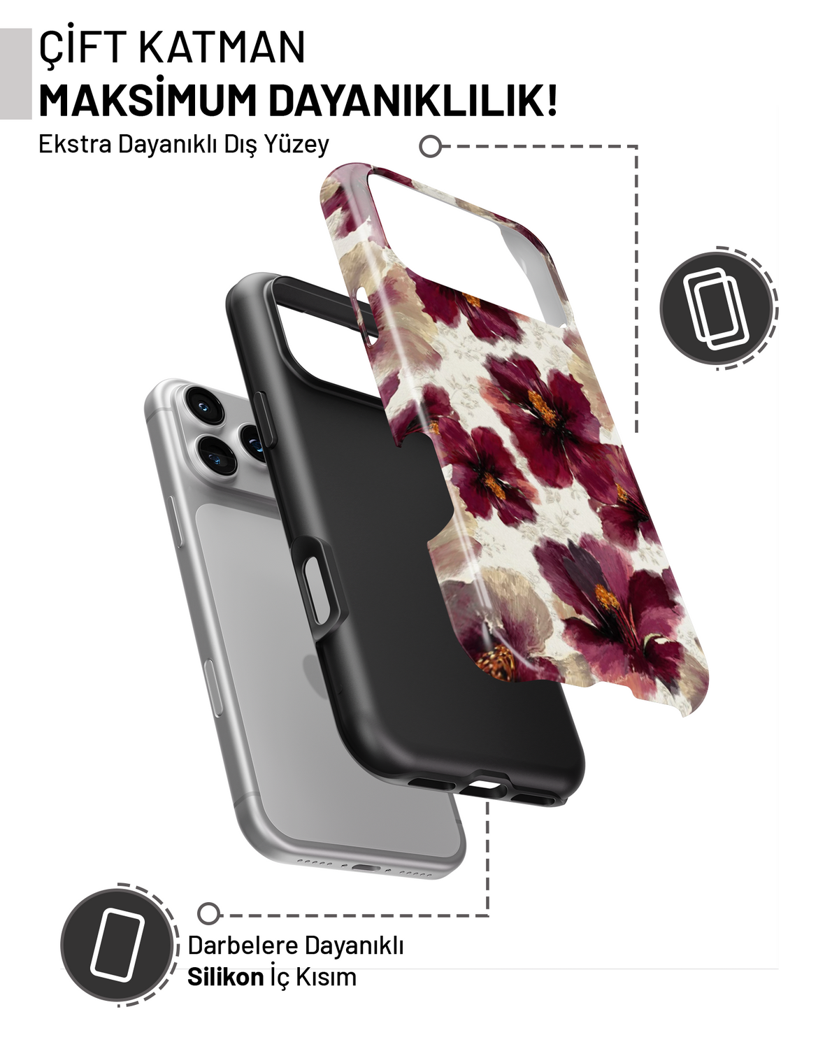 "Faded Bloom" PROTECT Telefon Kılıfı