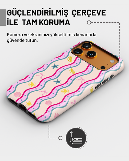 Summer Collection Pink Wave PROTECT Telefon Kılıfı