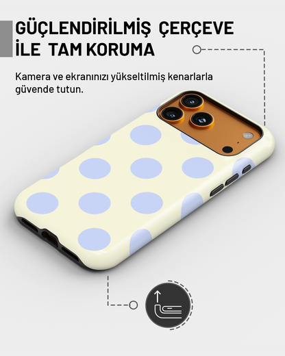 Summer Collection Mavi Puantiye PROTECT Telefon Kılıfı