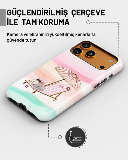 Summer Collection Beach Cat PROTECT Telefon Kılıfı