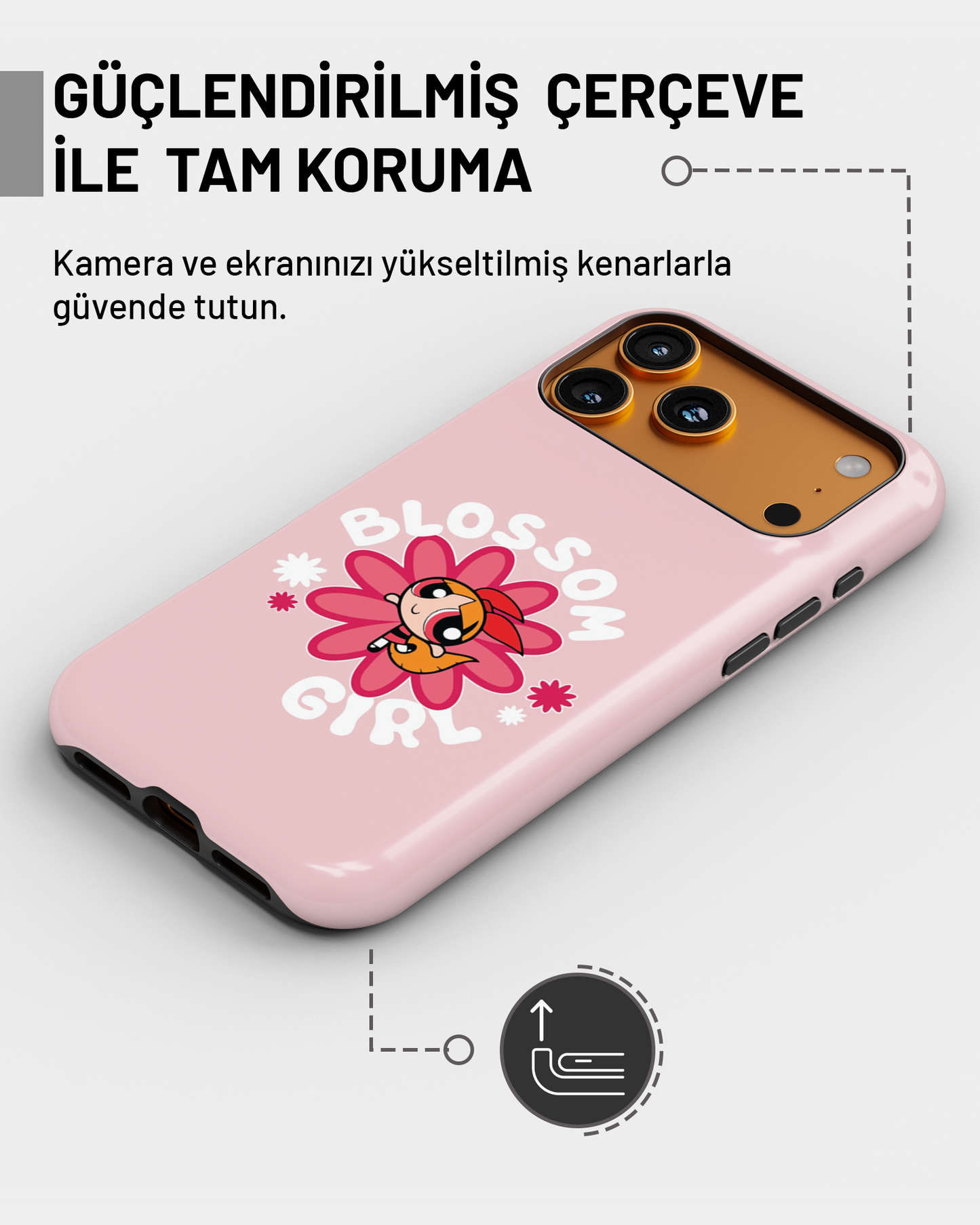 "Blossom Girl" PROTECT Telefon Kılıfı
