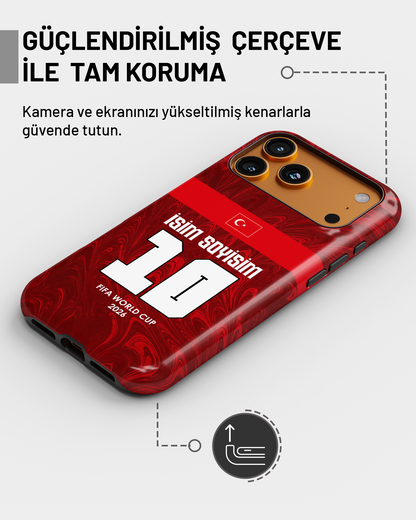 Türkiye WC 2026 Kişiselleştirilebilir PROTECT Telefon Kılıfı