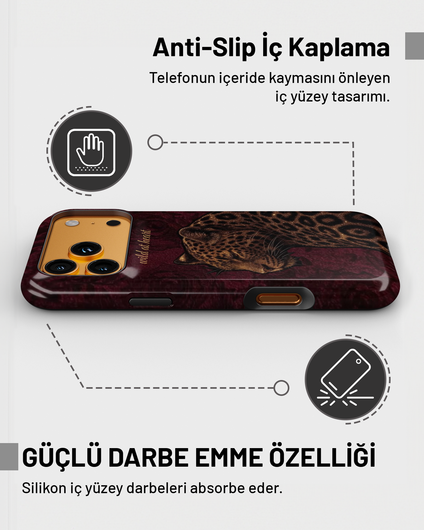 "Wild at heart" PROTECT Telefon Kılıfı